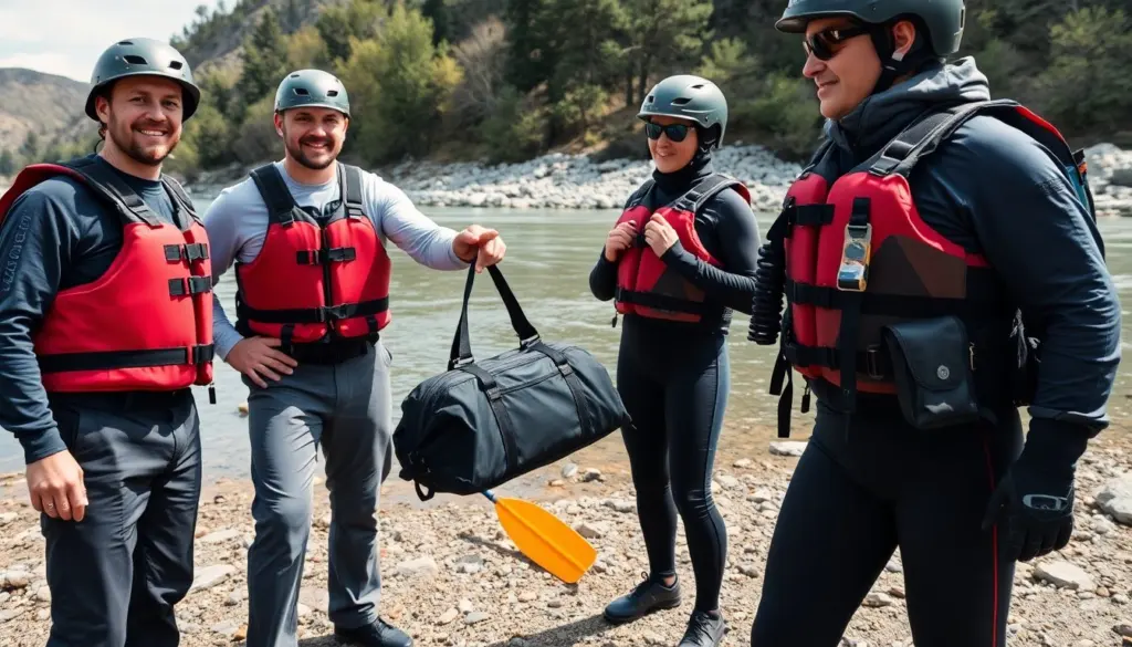 what do you wear white water rafting
