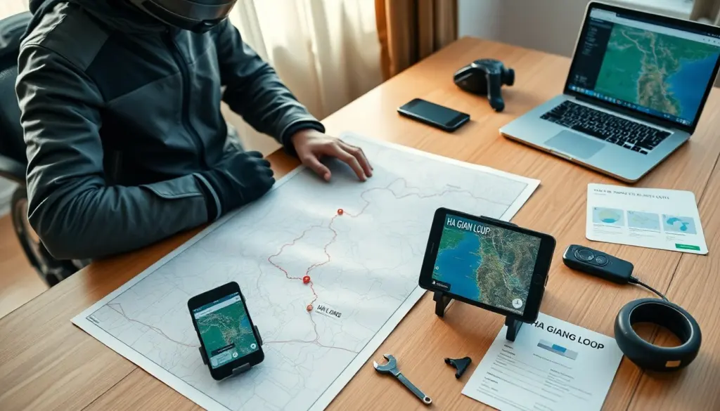 ha giang loop map